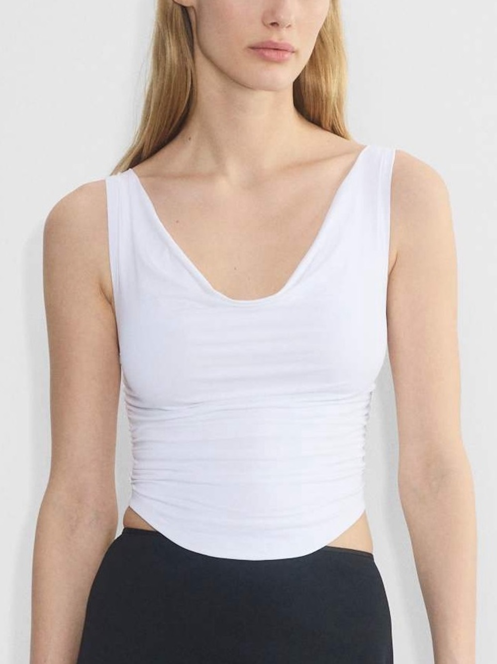 Aritzia White Parfait Top Size S